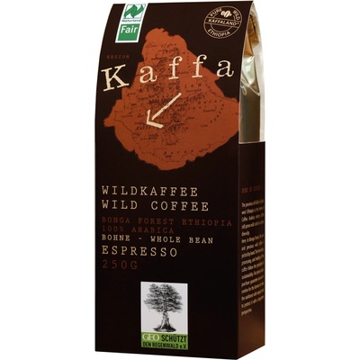 Kaffa Bio divá káva Espresso zrnková 250 g
