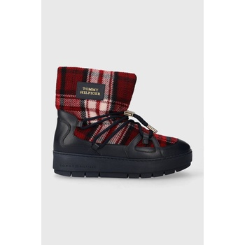 Tommy Hilfiger Апрески Tommy Hilfiger TARTAN SNOWBOOT в тъмносиньо FW0FW07612 (FW0FW07612)