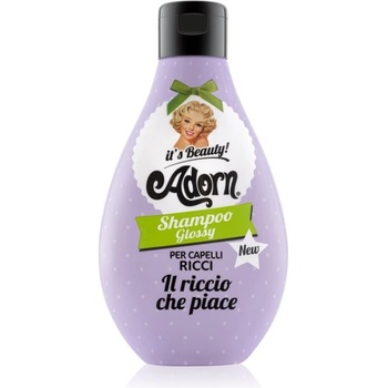 Adorn Glossy Shampoo šampón pre kučeravé a vlnité vlasy pre lesk vlnitých a kučeravých vlasov Shampoo Glossy 250 ml