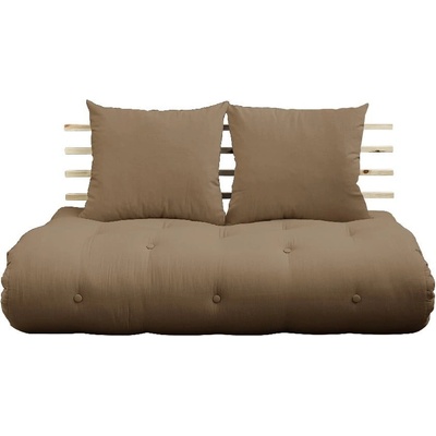 Karup Design Rozkladacia pohovka s hnedým poťahom Shin Sano Natural/Mocca