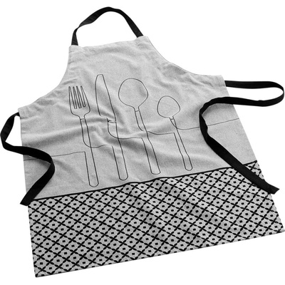 douceur d'intérieur Cuisiline zástěra light /šedá