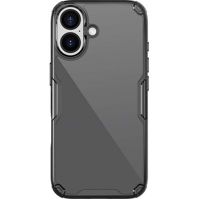 Nillkin iPhone 17 NILLKIN NATURE PRO Силиконов удароустойчив протектор за телефон с ъгъл с въздушна възглавница, ЧЕРЕН GP-175269 (GP-175269)