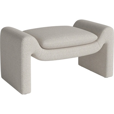 Bolia Béžová bouclé podnožka Mielo 83 x 52 cm