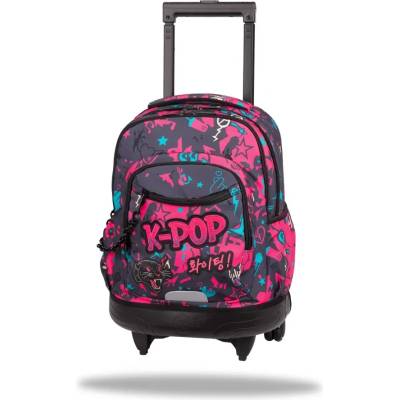 COOLPACK Ученическа раница на колела Coolpack - K-POP DARK - BUZZER