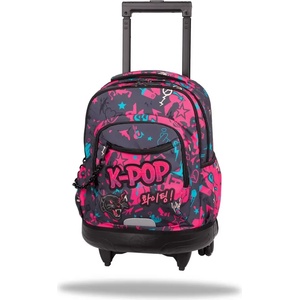 COOLPACK Ученическа раница на колела Coolpack - K-POP DARK - BUZZER
