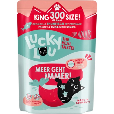Loucky Lou Lifestage Adult Hydina a Tuniak 300 g