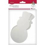 TITANUM Foam balvanks 116x222mm white 10pcs