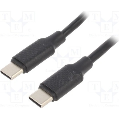 Gembird CC-USB2-CMCM100-1.5M USB 2.0, USB C vidlice,z obou stran, 1,5m, černý