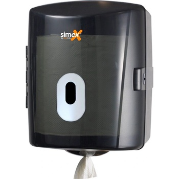 Simex Диспенсър за кухненски ролки с диаметър до 20 см - черен (6037)