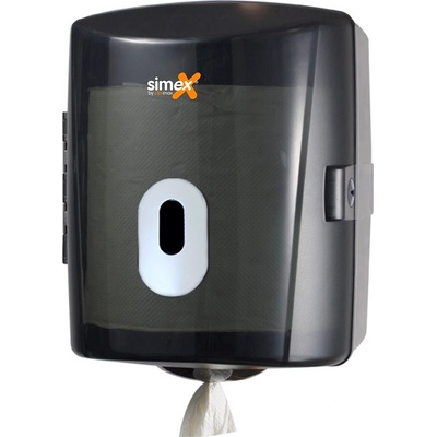 Simex Диспенсър за кухненски ролки с диаметър до 20 см - черен (6037)