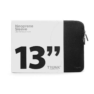 Laptop Sleeve (2022) - удароустойчив неопренов калъф за Macbook Pro 13 и Macbook Air 13 (от модел 2017 и по-нов) (черен)