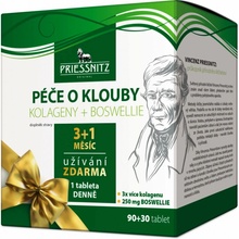 Priessnitz Kolag+Boswellie péče o klouby 90+30 tablet