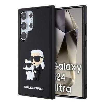 Гръб Karl Lagerfeld 3D Rubber Karl and Choupette за Samsung Galaxy S24 Ultra, KLHCS24L3DRKCNK