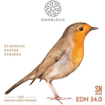 KNOBLOCH ERITHACUS Double Silver SN Nylon Full Set Medium-High Tension 34.0
