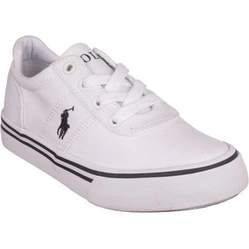 Ralph Lauren Маратонки Polo Ralph Lauren Boys' Hanford Canvas Low-Top Trainers - White/Navy