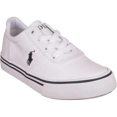 Ralph Lauren Маратонки Polo Ralph Lauren Boys' Hanford Canvas Low-Top Trainers - White/Navy