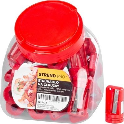 Strúhadlo Strend Pro, na ceruzky, s brúsnym kamienkom, v dóze