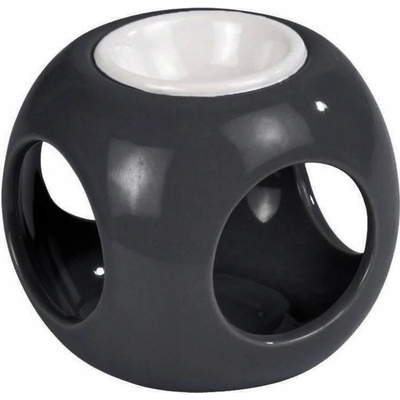 Homea Keramická aroma lampa 11 cm hnedá