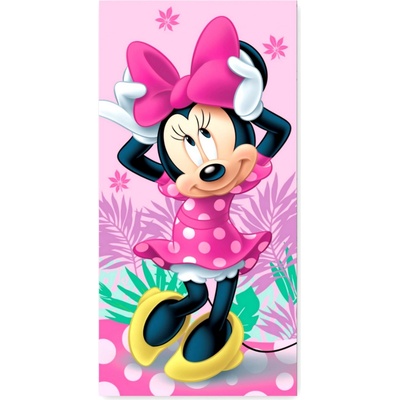 Jerry Fabrics Dětská osuška ‒ Minnie Pink 02, 70x140 cm