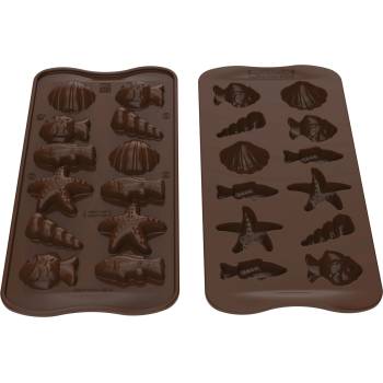 Silikomart Форма за шоколадови бонбони Silikomart Choco Friture (22.159.77.0065)