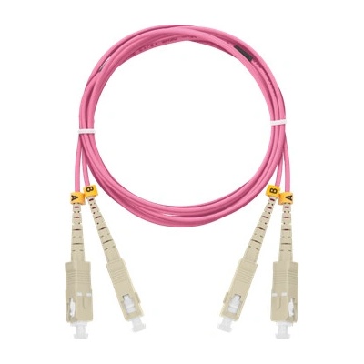 Nikomax NMF-PC2M4C2-SCU-SCU-003 SC – SC MM 50/125 duplex 3m magenta