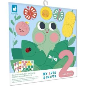 Janod My arts&crafts Мини Креативен комплект Кръгли стикери от 2 години (J09159)