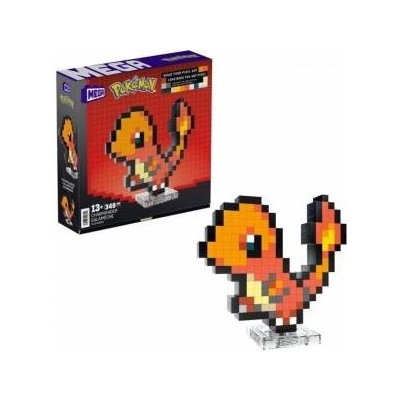 Mattel Pokémon Glumanda Pixel Art