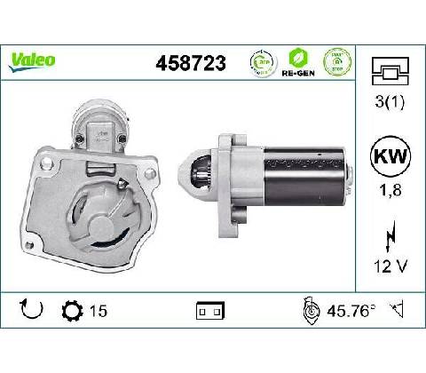 Startér VALEO 458723