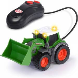 Dickie Toys Fendt - трактор 14 см с движеща се кофа и светлина