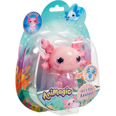 ANIMAGIC Svítící Axolotl do vody růžový – Zboží Dáma