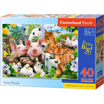 Castorland Na farmě 40 dílků