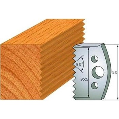 IGM F026-524 - Profilový hoblovací nůž 50x4 mm SP, Profil 524 (pár)