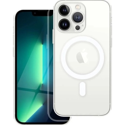 TopQ Clear Magnetic iPhone 13 Pro pevné čiré
