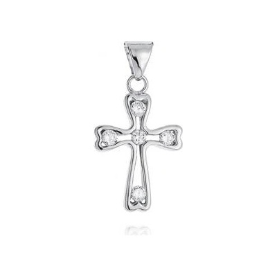 Nubis Stříbrný přívěšek křížek NB 4201