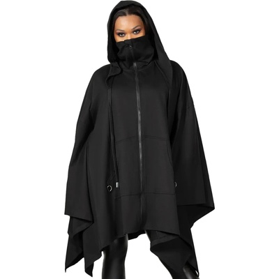 KILLSTAR дамски суичър (пончо) KILLSTAR -Lightworks Наметало - Черен - KSRA007058