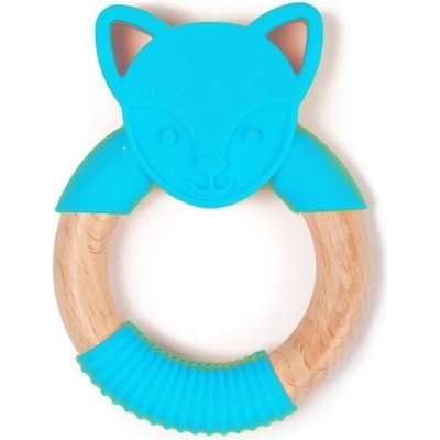 Bo Jungle BTeether Animal Wood Blue Fox modrá