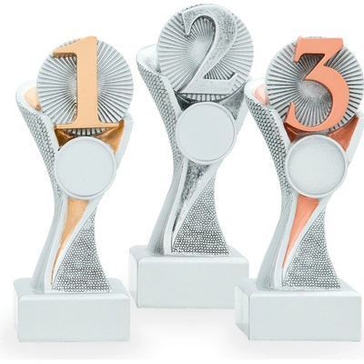 Trofej s číslicí 1 výška 14,5 cm vícebarevná