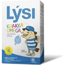 Lysi Omega 3 + D pro děti s ovocnou příchutí 60 kapslí