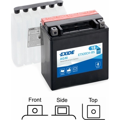 Exide YTX20CH-BS, ETX20CH-BS