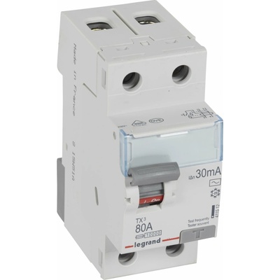 Legrand 80A/30mA/2p/AC 411512