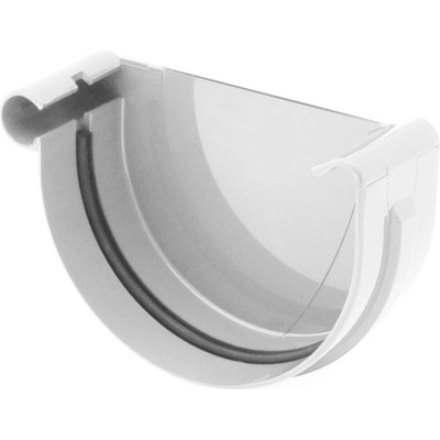 Bryza PVC koncovka ľavá 100 mm biela