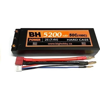 BH Power Li-pol baterie 5200 mAh 2S 50C 100C HC A