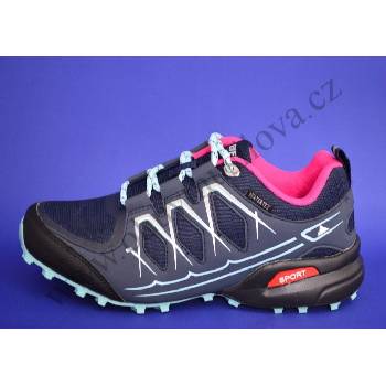 Botasky dámské 684214 navy/fuxia