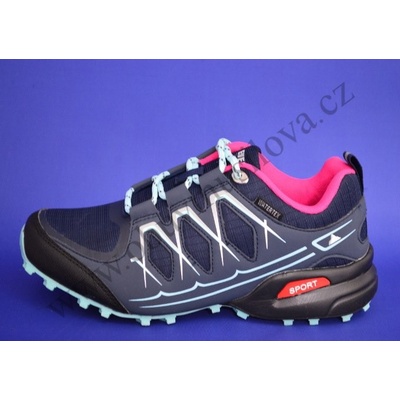 Botasky dámské 684214 navy/fuxia