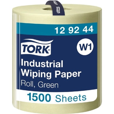 Tork 129244 W1 dvouvrstvá zelená 1500 útržků