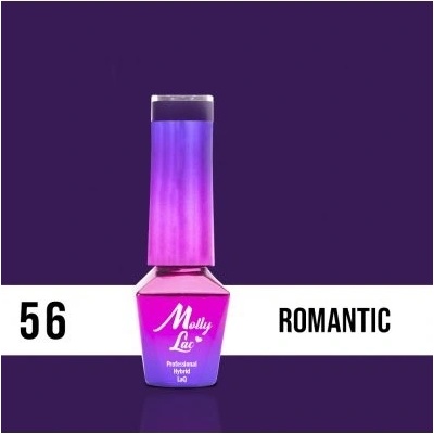 Molly Lac gél lak 56 Romantic Fialová 5 ml
