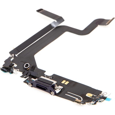 AppleMix Napájací a dátový konektor s flex káblom + mikrofóny pre Apple iPhone 14 Pro Max - fialový - kvalita A+