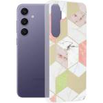 Techsuit Калъф за Samsung Galaxy S24 Plus - Серия Marble - Лилав Hex (KF2317435)