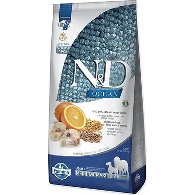 N&D Low Grain Dog Adult Codfish & Orange 12 kg