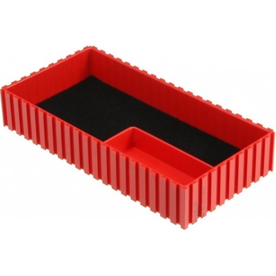 Pokorný Dačice Plastová krabička typ 2162 35 x 102 x 202 mm červená RAL 3020